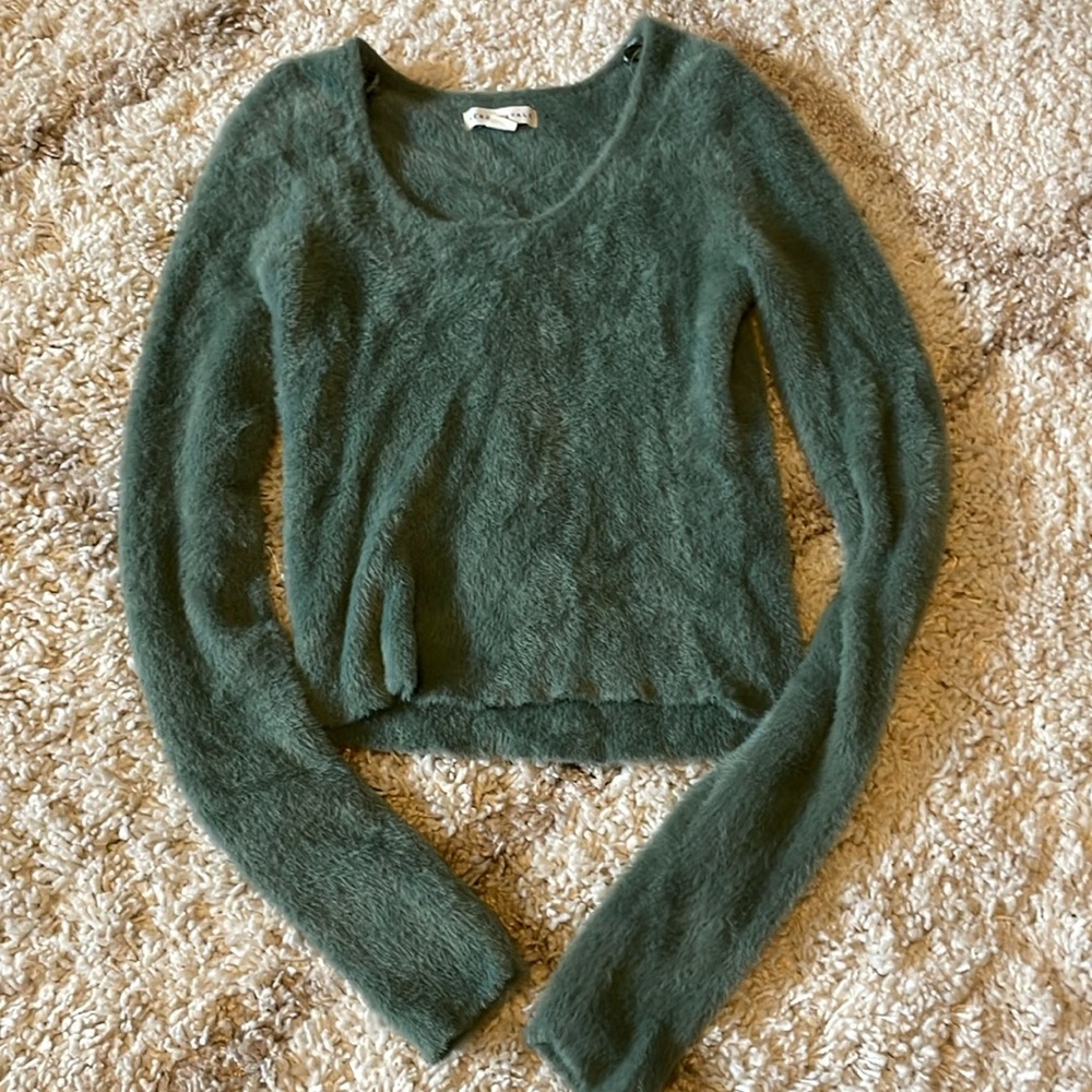 Fuzzy Green Long Sleeve For sale!